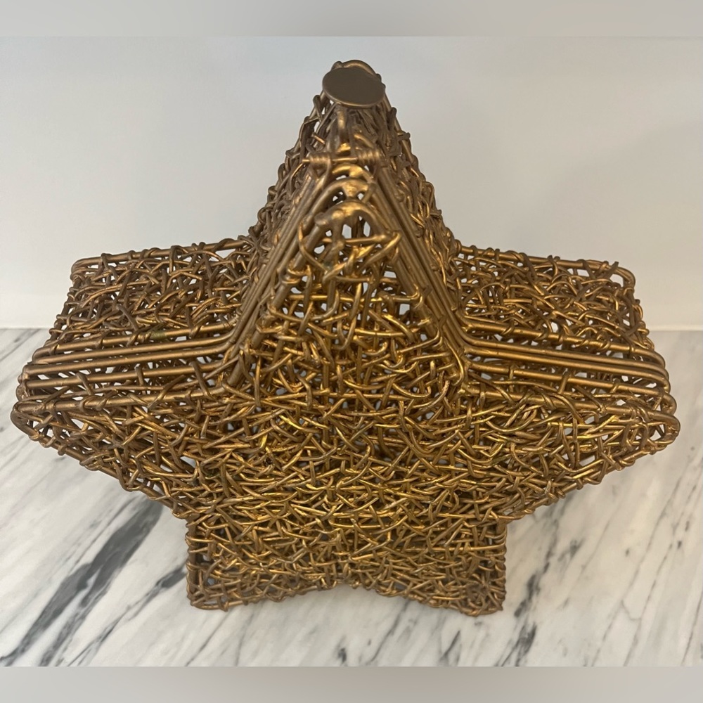 Decorative gold star - Picture 2 of 4